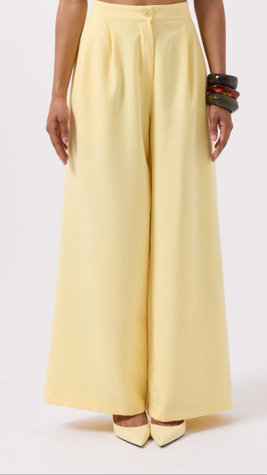 Pantalon Ample Jaune- Ensemble AMAYA