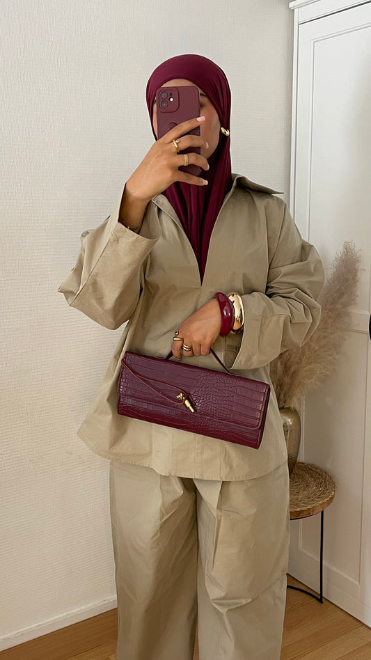 Pantalon ample-Ensemble MAY
